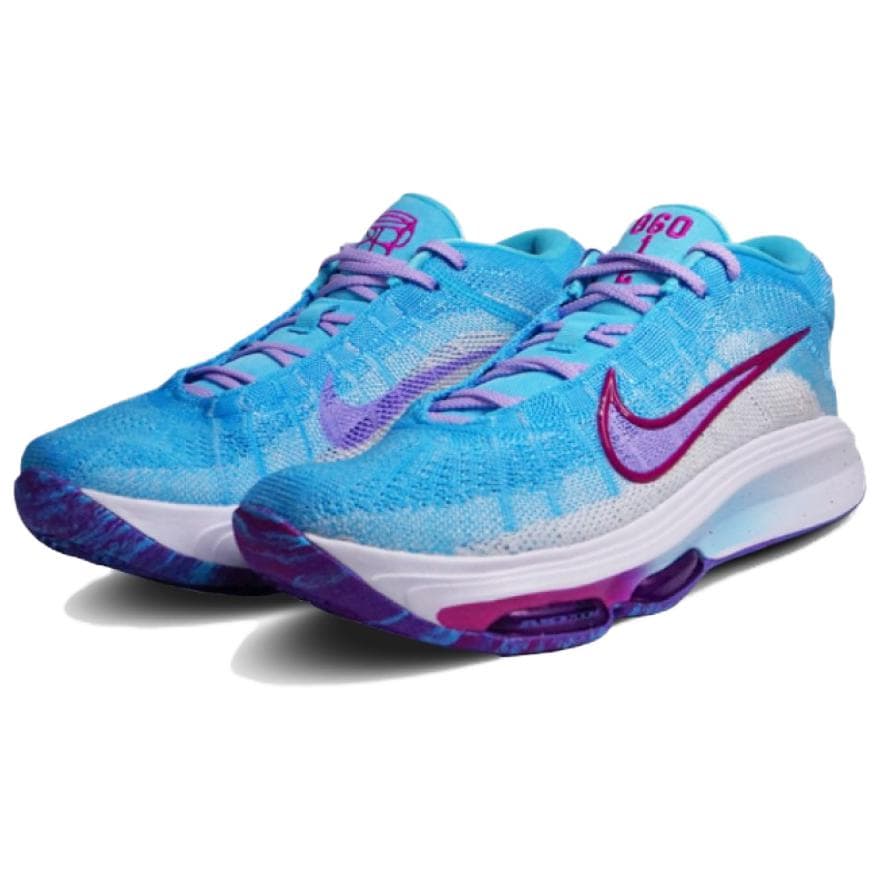 Кроссовки для баскетбола Nike G.T. Hustle 3 MID Топ Баскетбольные кроссовки Мужские Синие - изображение 4