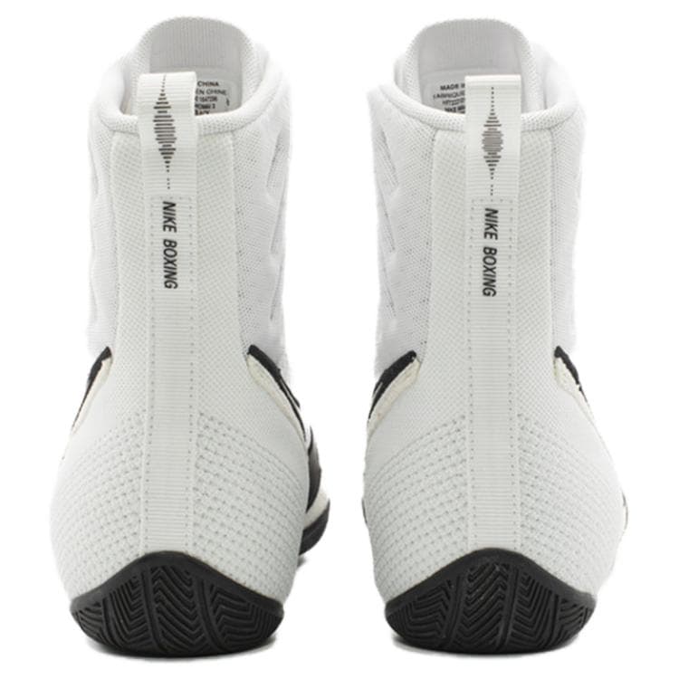 Кроссовки для спортзала Nike MACHOMAI 3 Устойчивые к истиранию Дышащие Высокие Кроссовки для тренировок Унисекс Белый Черный - изображение 5