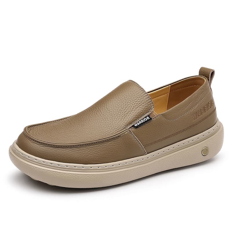 Warrior Кожаные туфли для мужчин Осенний Slip-On Мужской - изображение 1