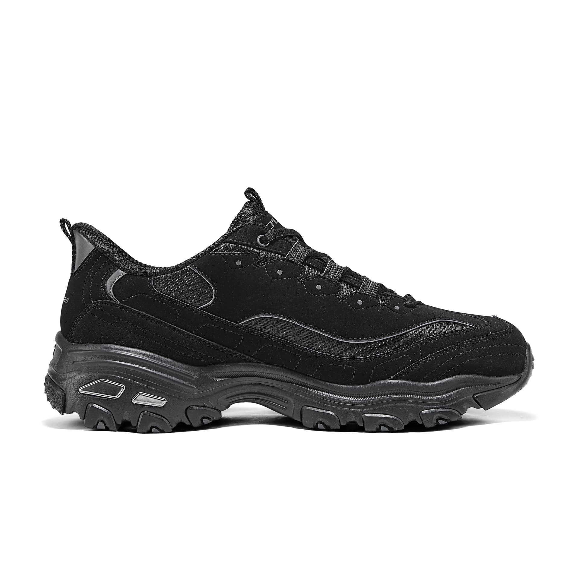 Кроссовки Skechers DLITES Сухой и Комфортный Дышащий Поддержка Низкий Верх Массивные Кроссовки Мужские Чисто Черные - изображение 2