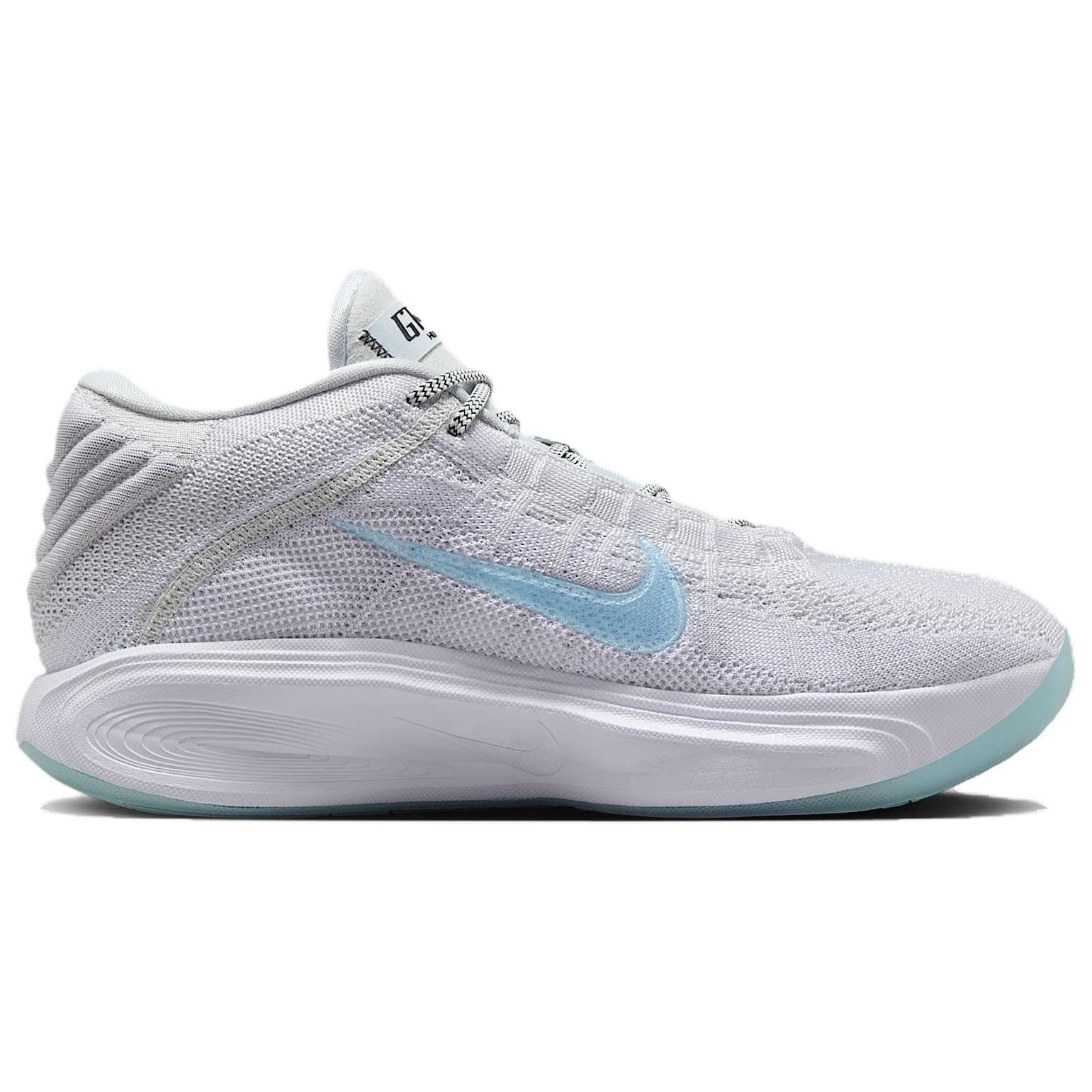 Кроссовки для баскетбола Nike G.T. Hustle 3 Противоскользящие Устойчивые к износу Низкие Баскетбольные кроссовки Мужские Серые - изображение 2