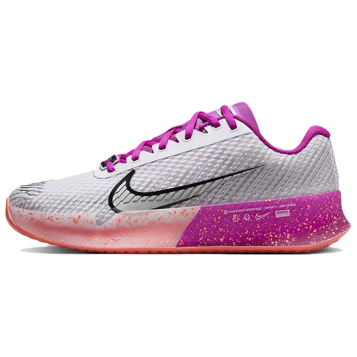 Кроссовки для тенниса Nike Court Vapor Амортизация Низкие Теннисные Кроссовки Женские Фиолетовые - изображение 1
