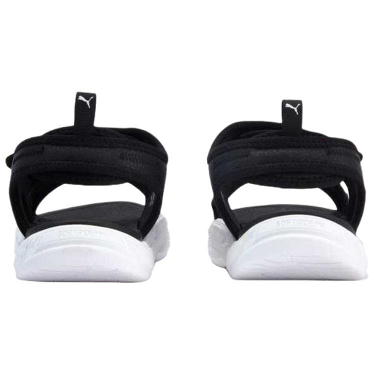 Сандалии с ремешком PUMA SoftridePro Sandal 24 Удобные и Легкие Пляжные Сандалии Унисекс Черный Белый - изображение 4