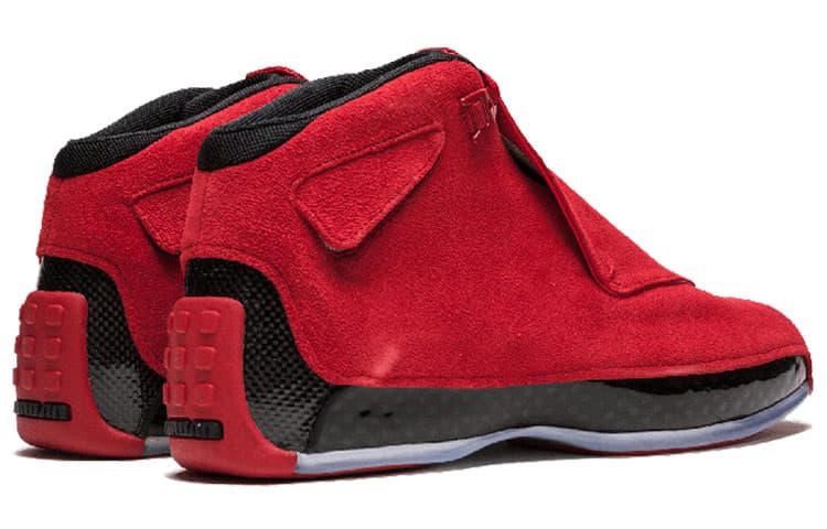Ретро баскетбольные кроссовки Jordan Air Jordan 18 Retro Red Suede - изображение 4