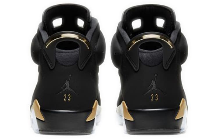 Ретро баскетбольные кроссовки Jordan Air Jordan 6 DMP Black Gold - изображение 5