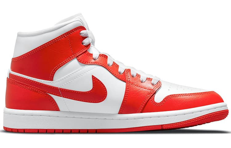 Ретро баскетбольные кроссовки Jordan Air Jordan 1 Mid Havana Red — фото 2