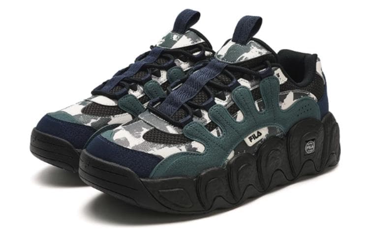 Ретро баскетбольные кроссовки Études x FILA Retro Basketball Sneakers Black - изображение 2