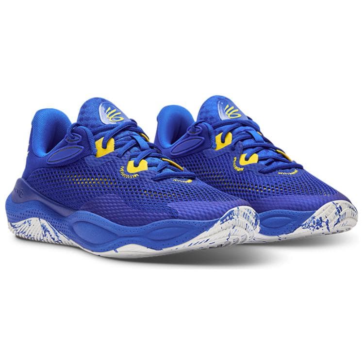 Кроссовки для баскетбола Under Armour Curry Водный аккорд 24 Амортизация Противоскользящая износостойкая Лоу-топы Баскетбольные кроссовки Мужской - изображение 4