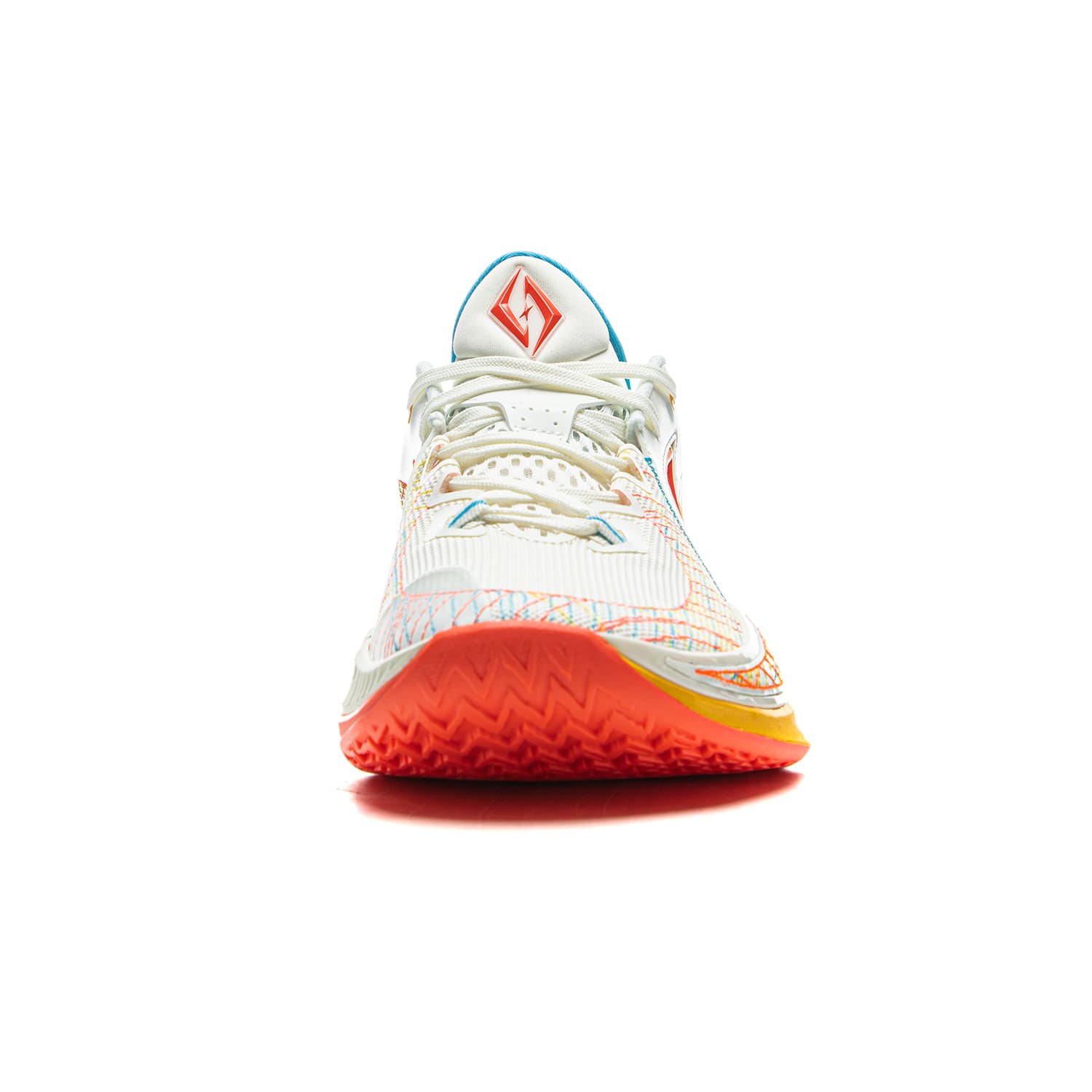 Кроссовки для баскетбола Li-Ning Flash Local 2 Prism Технология BOOM Антискручивание Износостойкий Сцепление Стабильный Поддержка Покрытие Удобный Амортизация Противоскользящий Дышащий Oтскок Лоу-топы Баскетбольные кроссовки Мужской Бело-синий - изображение 5