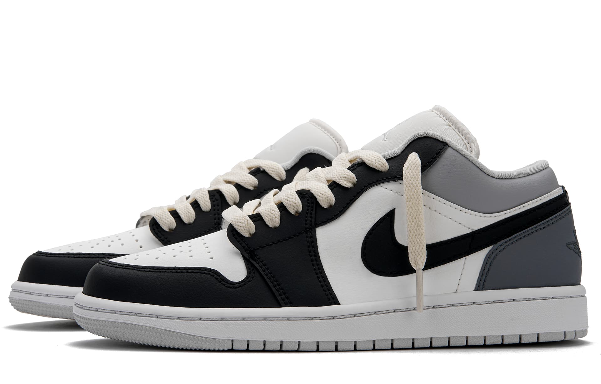 Ретро баскетбольные кроссовки Jordan Air Jordan 1 "Black Cement" - изображение 3