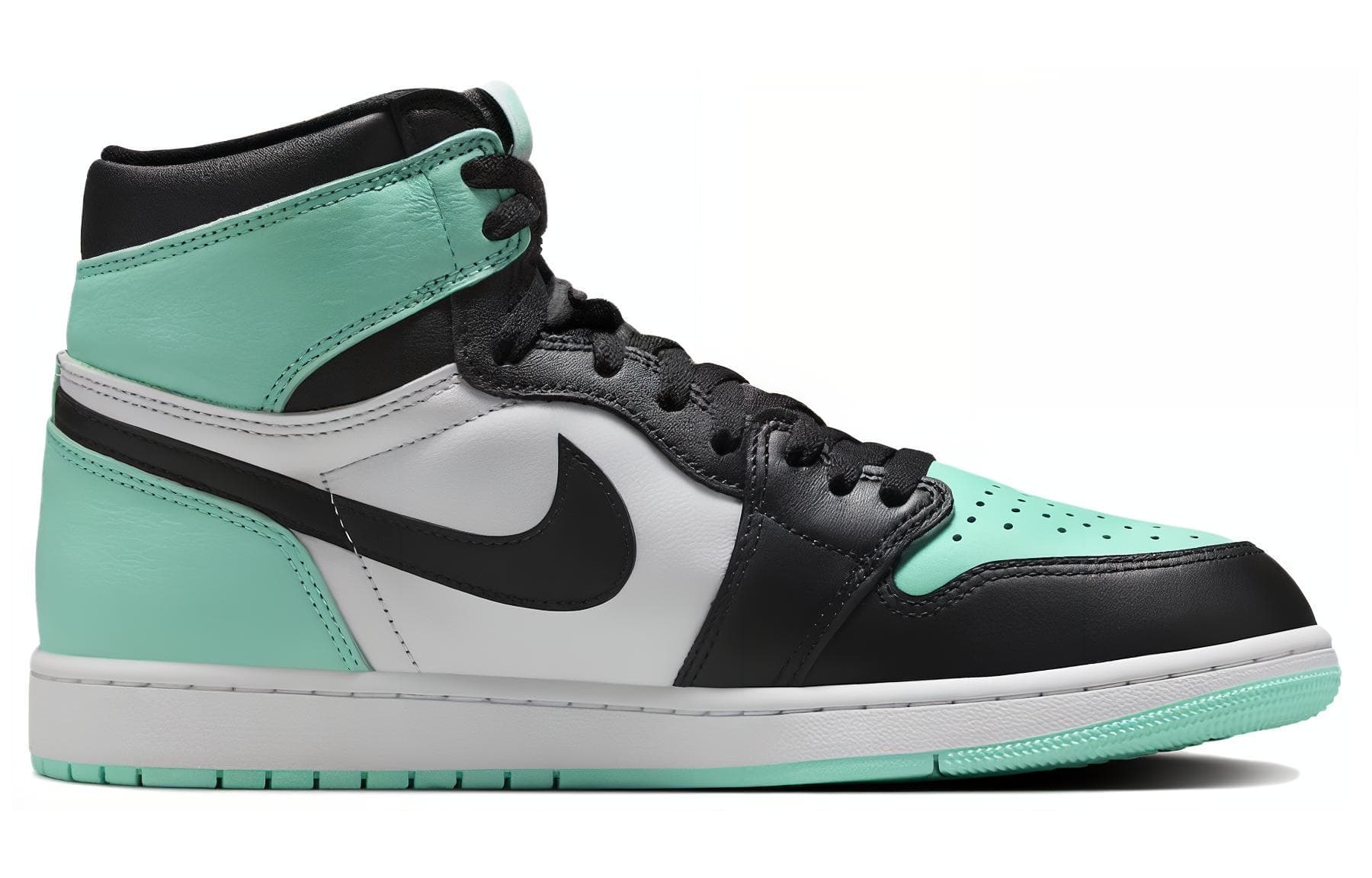 Ретро баскетбольные кроссовки Jordan High OG "Green Glow" - изображение 2