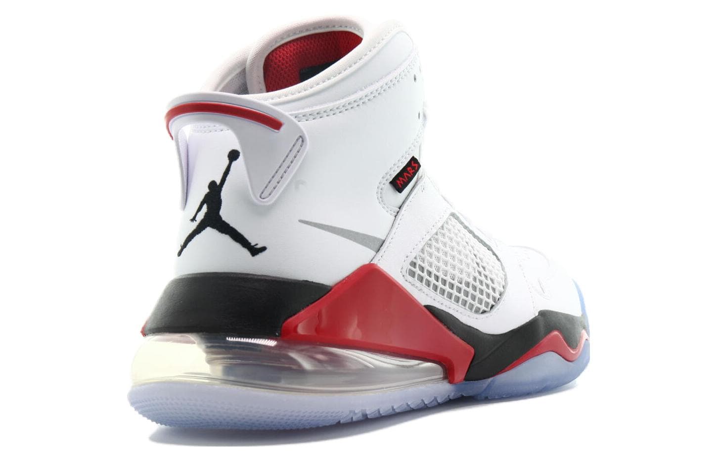 Ретро баскетбольные кроссовки Jordan Mars 270 White Red - изображение 4