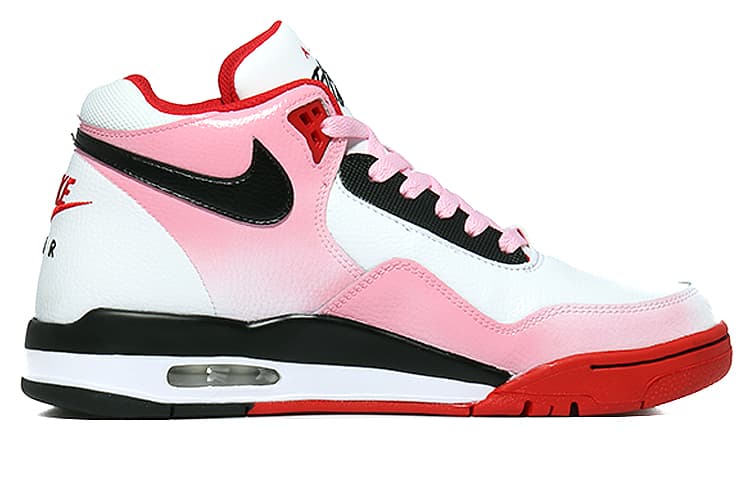 Ретро баскетбольные кроссовки Nike Flight Legacy Red White - изображение 2