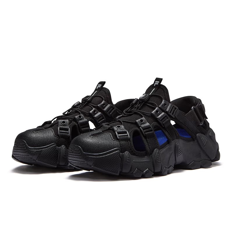 Сандалии FILA FUSION EXOCET SANDAL Mountains Sandal Горная обувь Женская Черная Серый - изображение 3