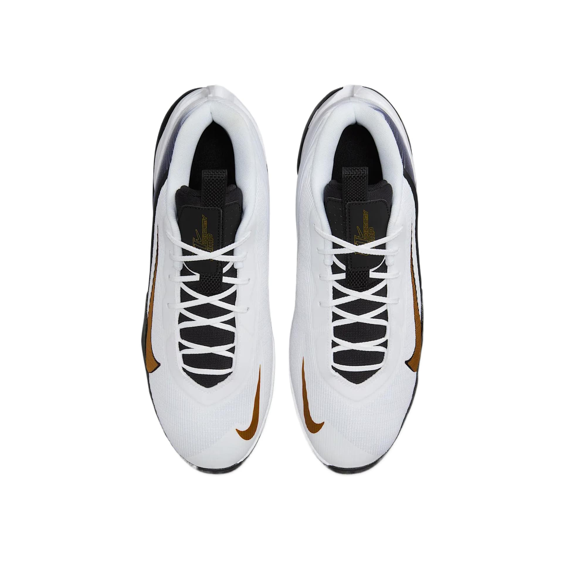 Кроссовки для баскетбола Nike G.T. Jump Academy MID Топ Баскетбольные кроссовки Мужские Белый Черный Металл Золото - изображение 4