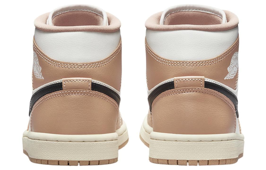 Ретро баскетбольные кроссовки Jordan Air Jordan 1 Mid Light Brown - изображение 5