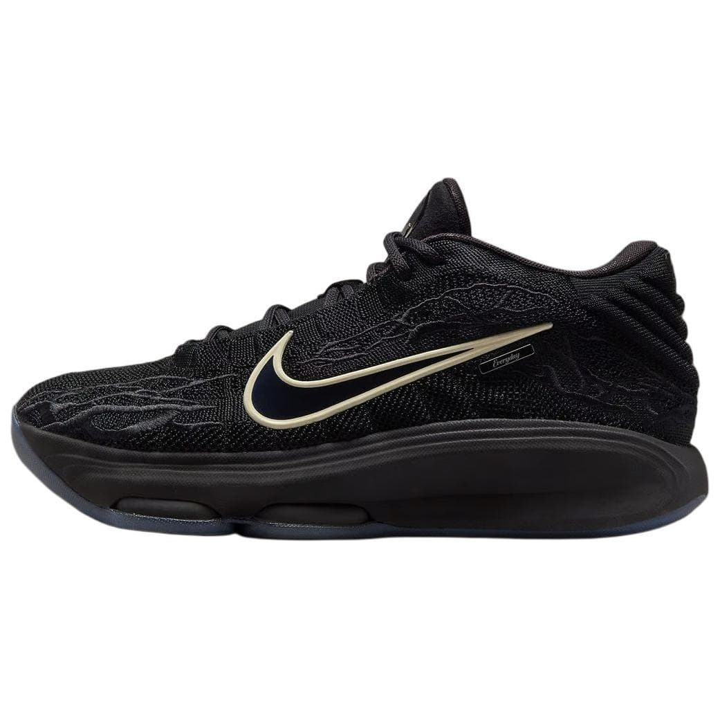 Кроссовки для баскетбола Nike GT Hustle 3 Противоскользящие Устойчивые к износу Низкие Баскетбольные Кроссовки Мужские Черные Азиатская Версия - изображение 1