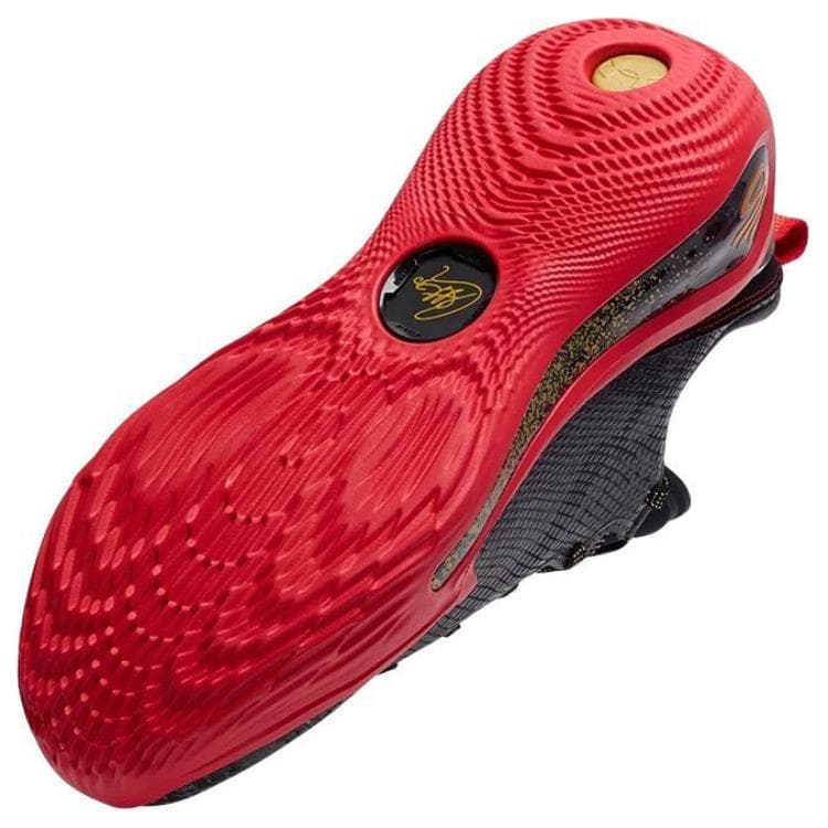 Кроссовки для баскетбола Under Armour Curry 12 Low Топ Баскетбольные кроссовки Унисекс Черно-серый - изображение 5