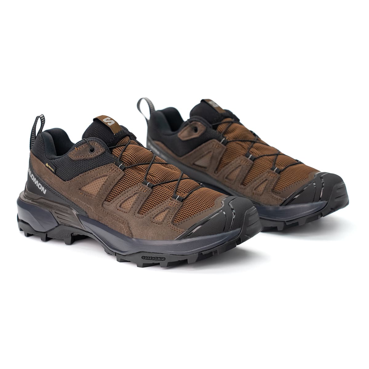 Кроссовки Salomon X ULTRA 360 Дышащий Водонепроницаемый Лоу-топы Походная обувь Мужской Темно-кофейный - изображение 3