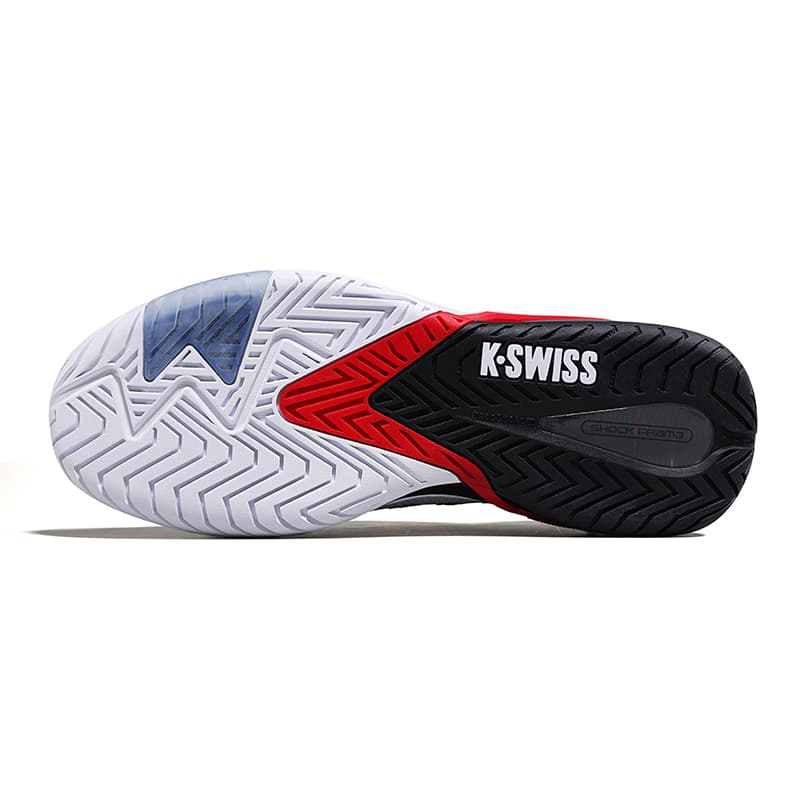Кроссовки для тенниса K·SWISS ULTRASHOT 4 Устойчивые к истиранию Низкие Кроссовки для тенниса Унисекс Черно-белые - изображение 3