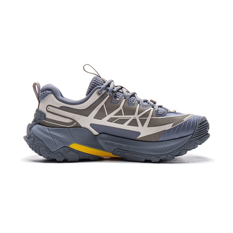 Кроссовки Li NING Outdoor Counterflow Yijie 2,0 ТПУ (TPU) Дышащий Low Топ Походная обувь Унисекс Серый - изображение 2