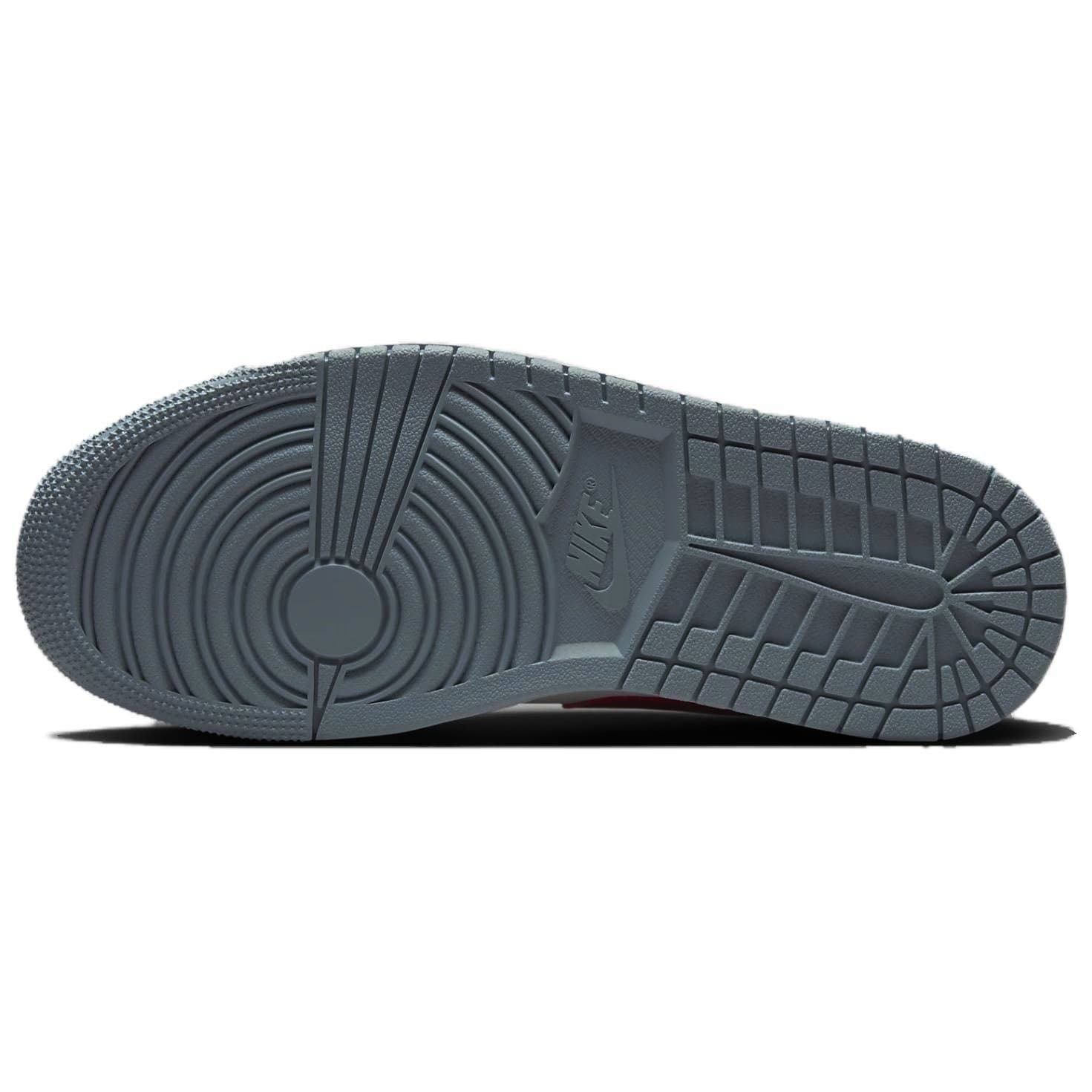 Ретро баскетбольные кроссовки Jordan Air Jordan 1 Low Blue Grey Dune Red - изображение 5