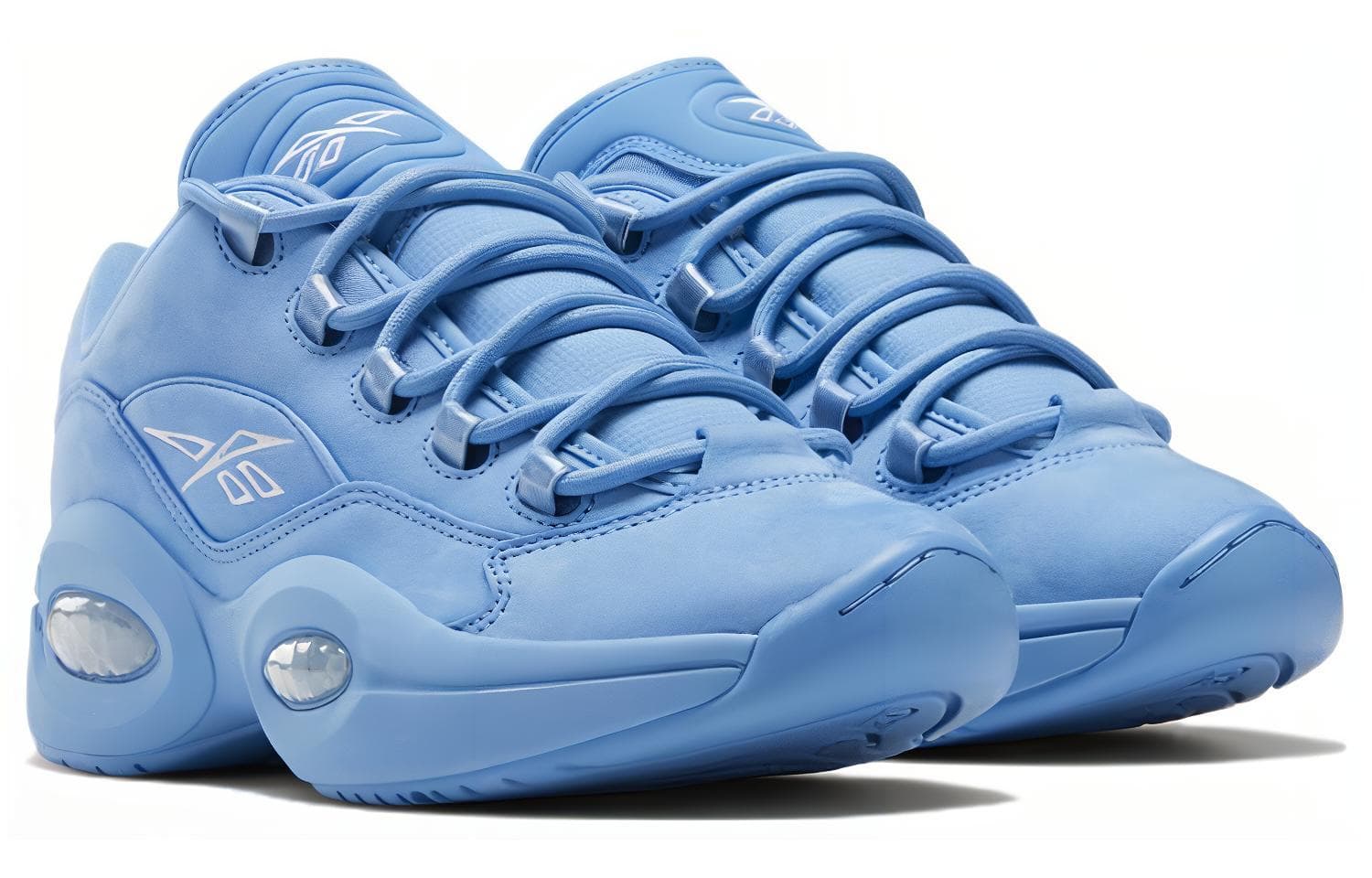 Ретро баскетбольные кроссовки Reebok Question Low Blue - изображение 3