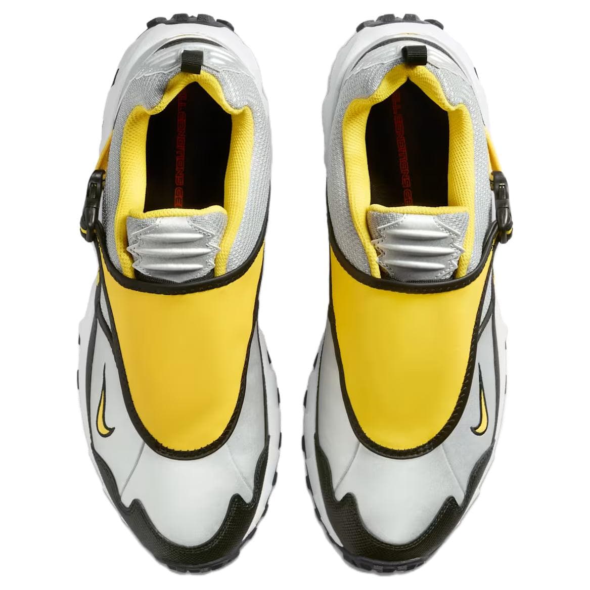 Кроссовки Nike ACG Phassad противоскользящая устойчивая к истиранию низкий верх походная обувь унисекс желто-серый - изображение 4