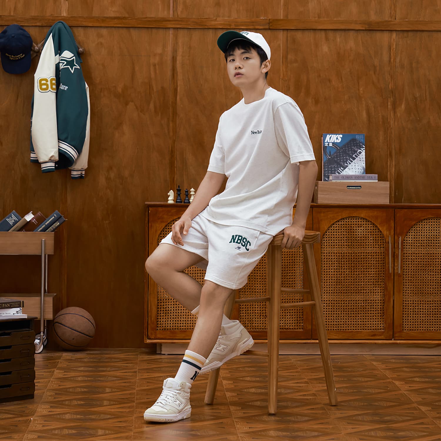 Ретро баскетбольные кроссовки New Balance 650 Beige - изображение 7
