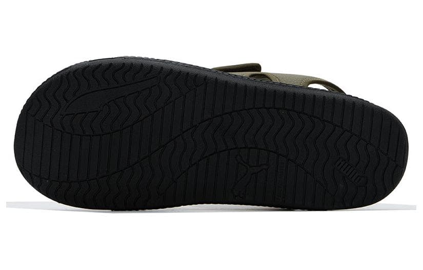 Сандалии с ремешком PUMA SoftridePro Sandal 24 Пляжные сандалии Унисекс Оливково-зеленый - изображение 5