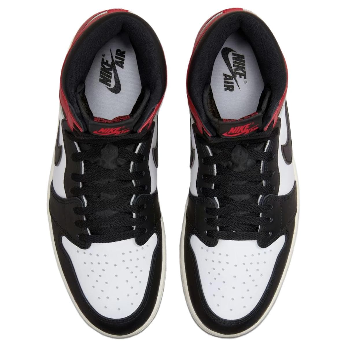 Ретро баскетбольные кроссовки Jordan Air Jordan 1 High OG "Black Toe Reimagined" - изображение 4
