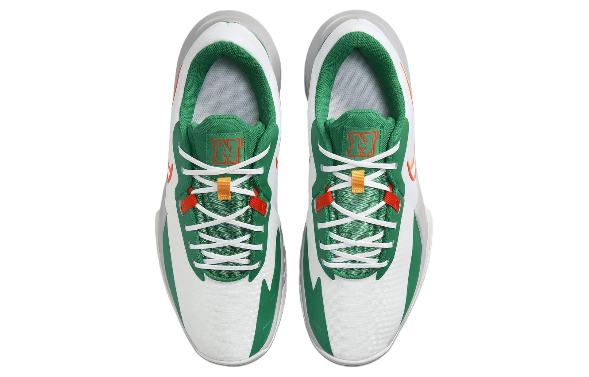 Кроссовки для баскетбола Nike Precision 6 White Green Orange - изображение 4