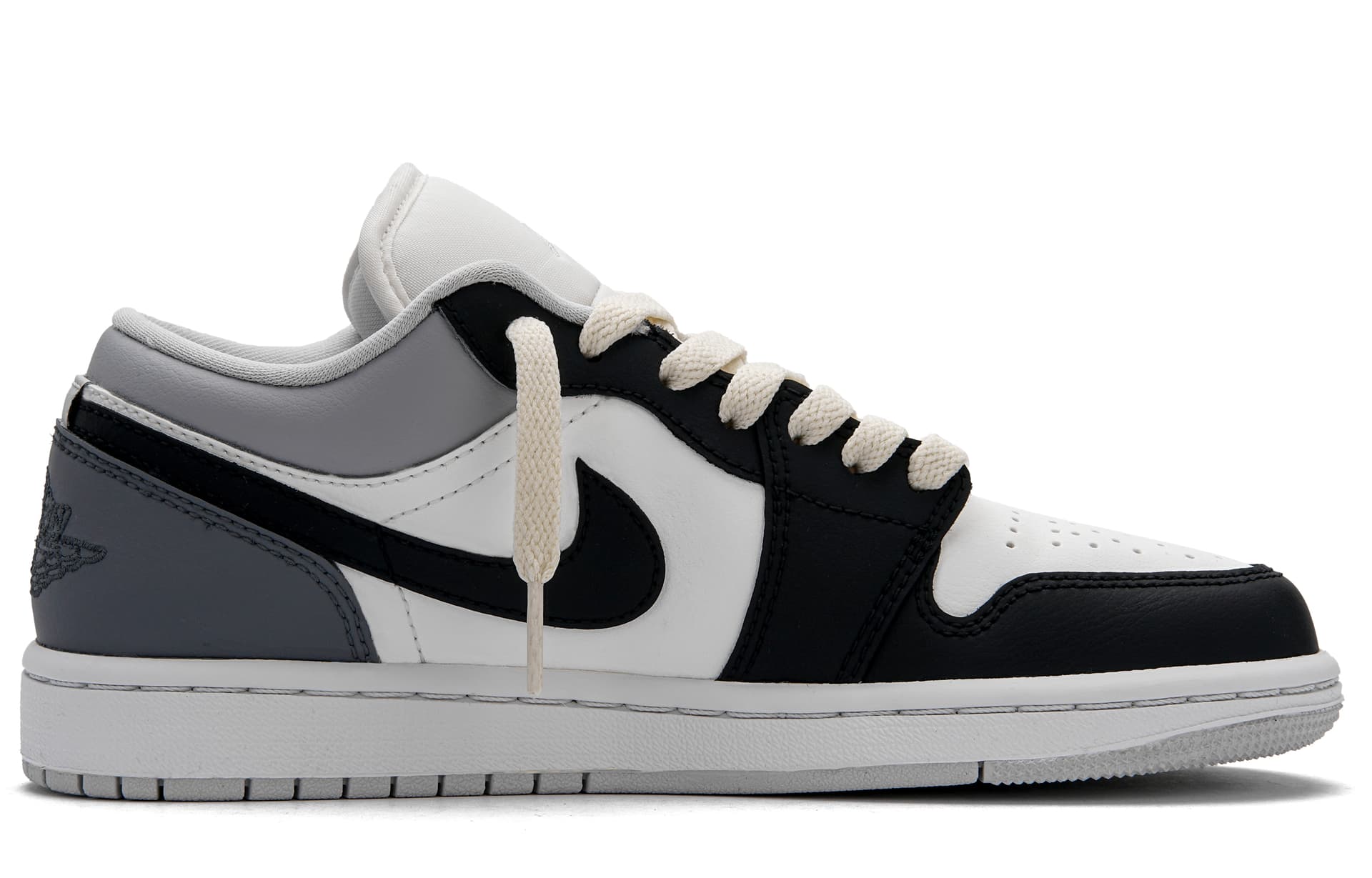 Ретро баскетбольные кроссовки Jordan Air Jordan 1 "Black Cement" - изображение 2