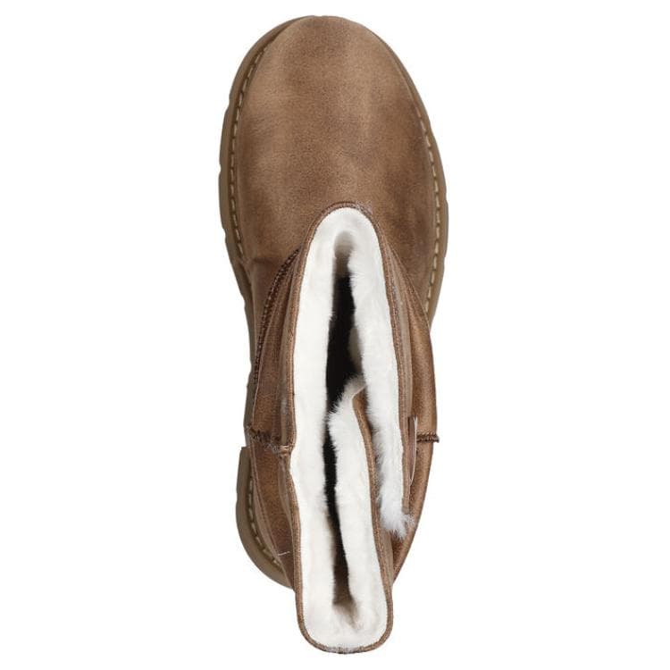 Ботинки зимние Skechers Короткие Сноубутсы Женские Коричневые - изображение 4