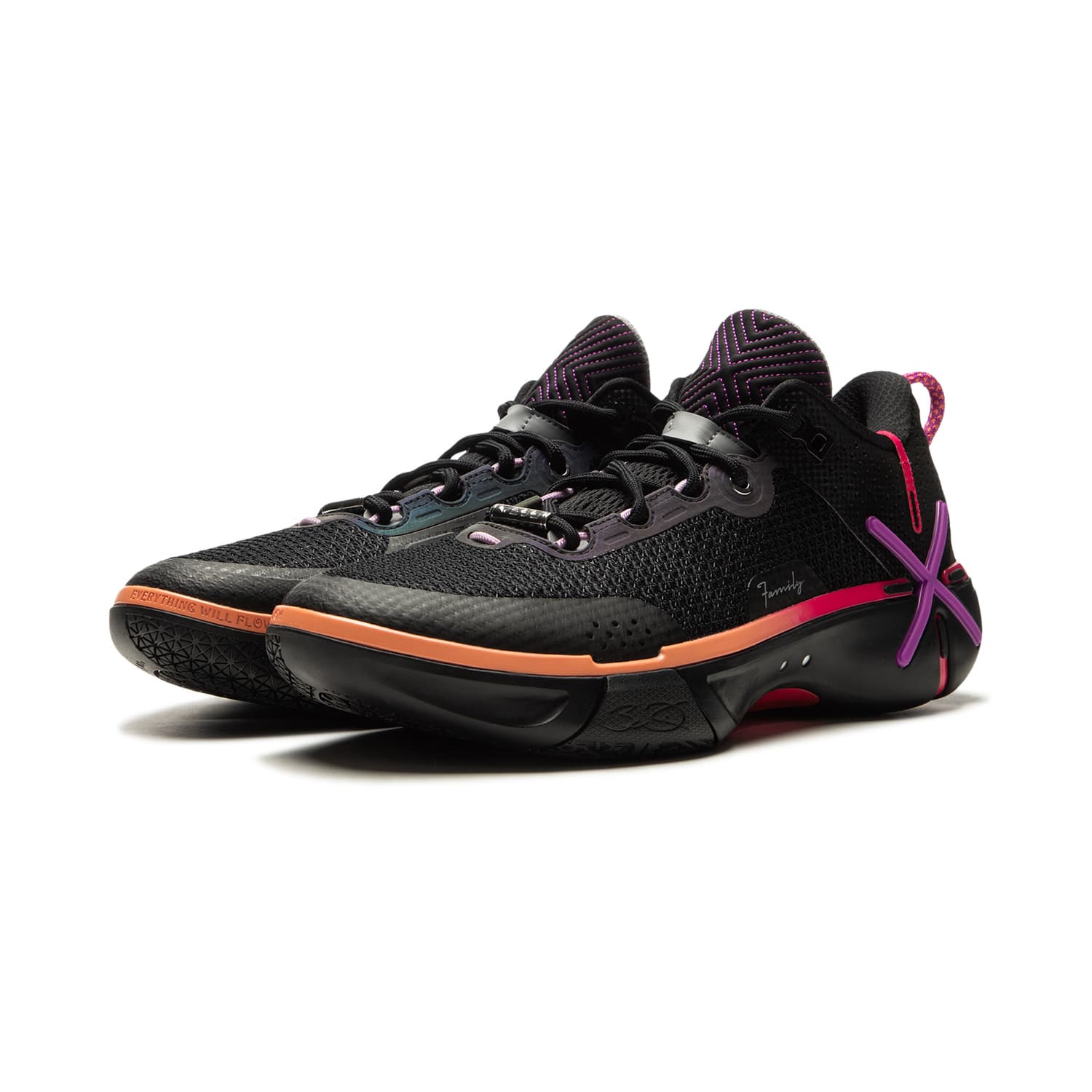 Кроссовки для баскетбола Li NING Wade Shadow 6 Low Топ Баскетбольные кроссовки Мужской Черный - изображение 3