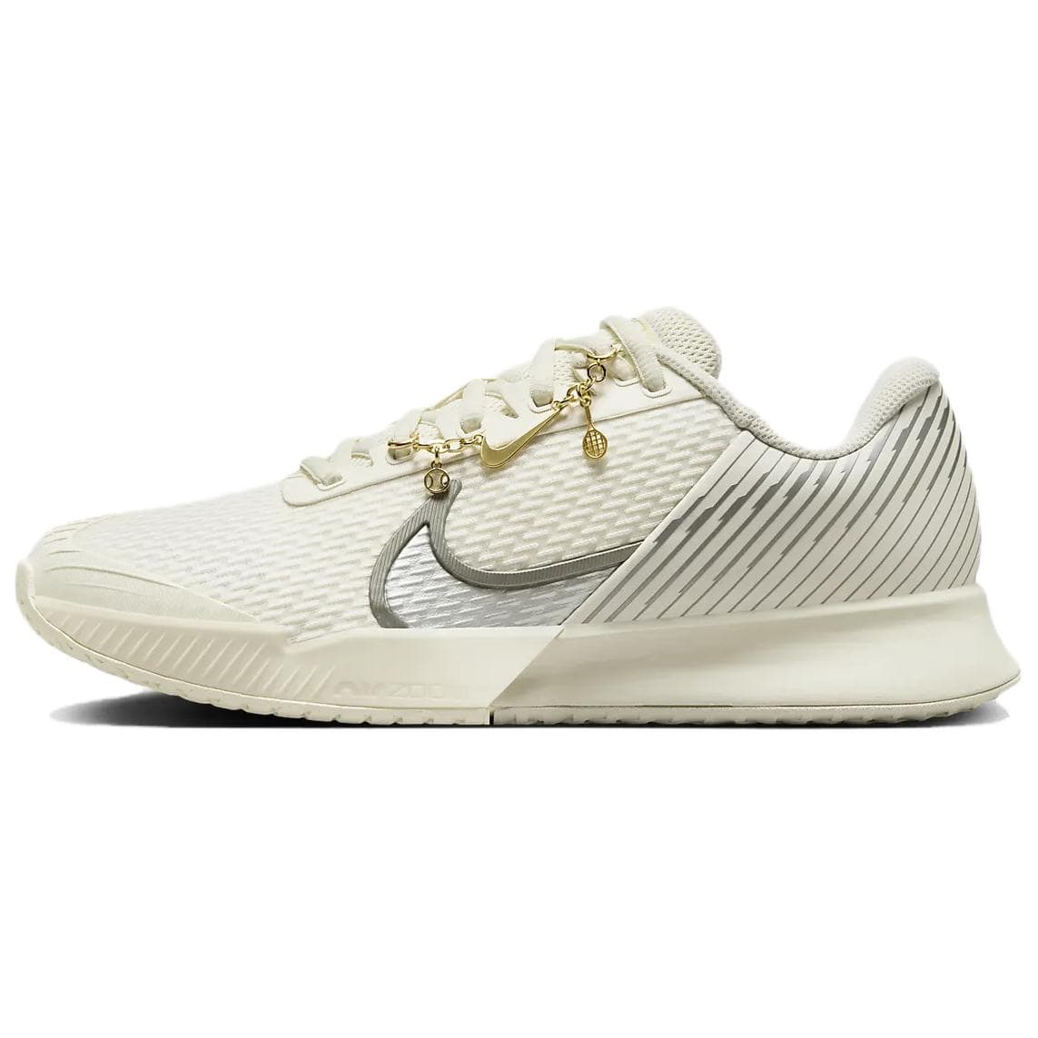 Кроссовки для тенниса Nike Court Vapor противоскользящие теннисные кроссовки с низким верхом женские светло-бежевые - изображение 1