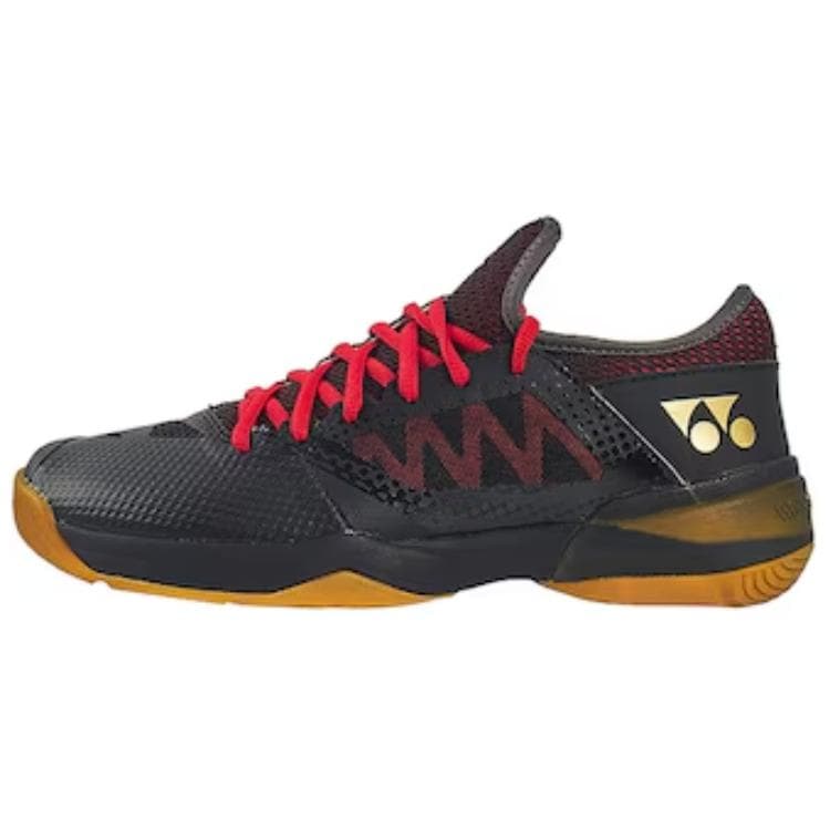 Кроссовки для бадминтона YONEX POWER CUSHION COMFORT Противоскользящие Износостойкие Низкие Кроссовки для Бадминтона Мужские Черные Красные - изображение 1