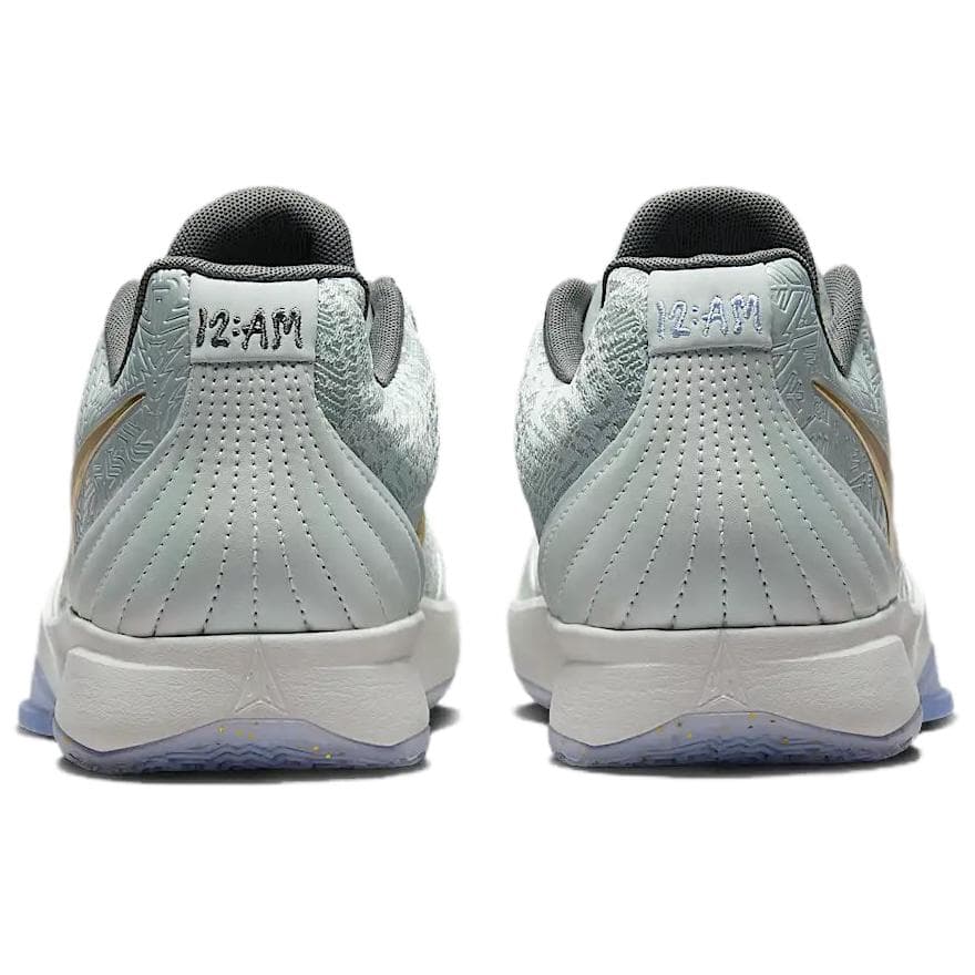 Кроссовки для баскетбола NIKE Ja 2 Low Топ Баскетбольные кроссовки Мужской Серебристо-золотой Серый - изображение 5