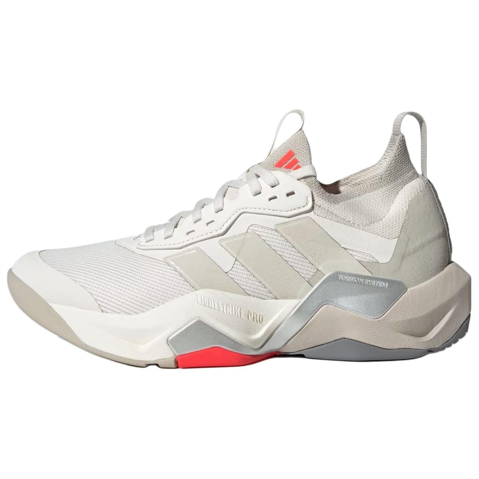 Кроссовки для спортзала Adidas Rapidmove Adv 2 Противоскользящие Устойчивые к истиранию Низкие Кроссовки для тренировок Женские Белые Бежевые - изображение 1