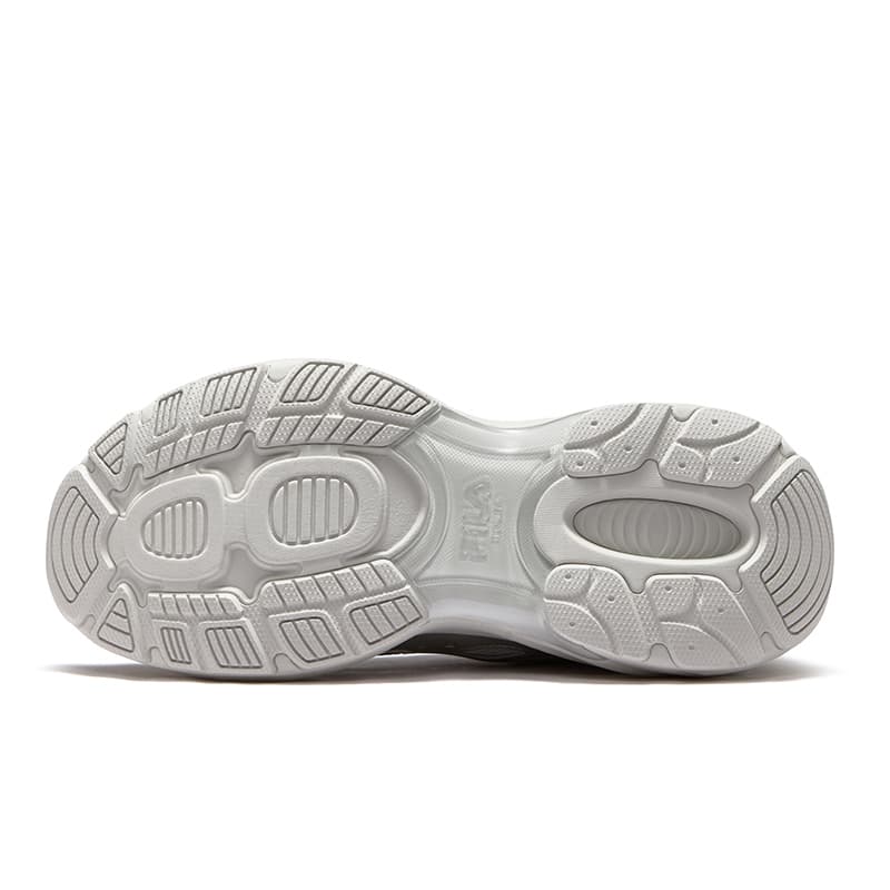 Кроссовки FILA FUSION BUZZARD II Meteorite Shoes 2 визуально увеличивает рост Низкие кеды Мужские Белый Серый - изображение 5