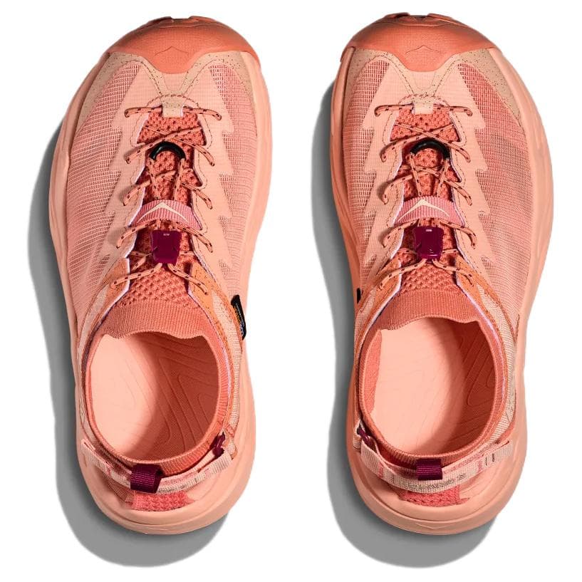 Сандалии HOKA ONE ONE HOPARA 2 Удобно и модно Противоскользящая Устойчивая к истиранию Обувь для водного туризма Женская Красная - изображение 4