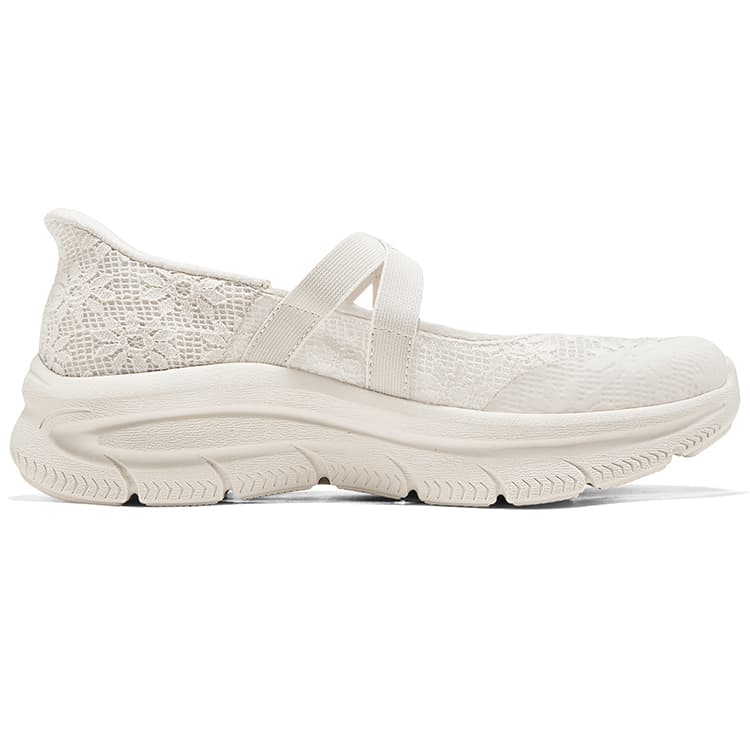 Skechers Modern D'Lux Кисти рук Бесплатно Slip-On Обувь Платформа Туфли Мэри Джейн Женские Белые - изображение 2