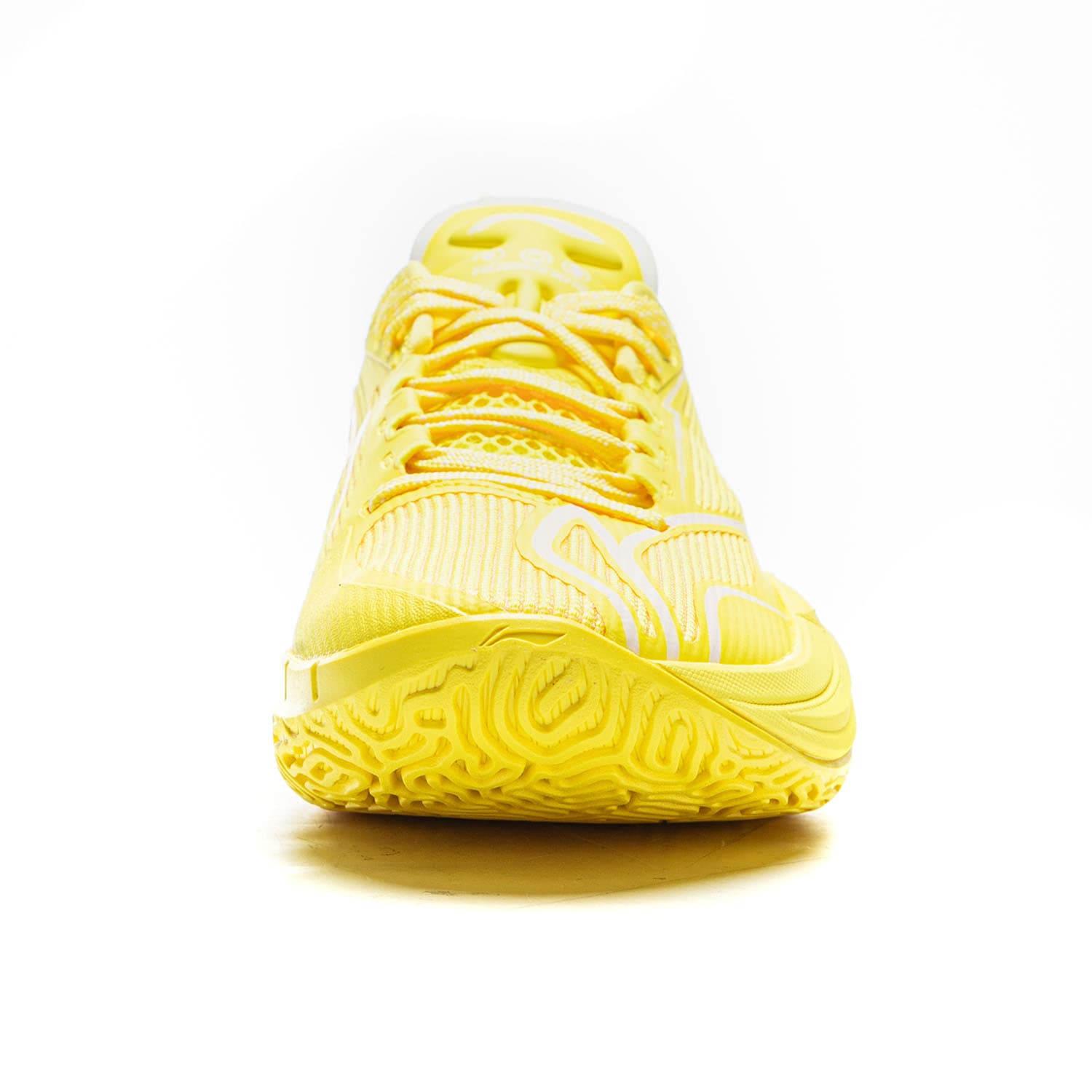Кроссовки для баскетбола Li-Ning Hurricane Wind Story Полноразмерная технология отскока Баскетбольные кроссовки для бега Стабильная поддержка Амортизация Противоскользящая износостойкая Oтскок Сцепление Лоу-топы Мужской Ярко-желтый - изображение 5