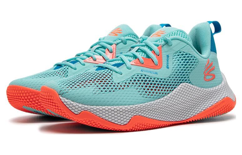 Кроссовки для баскетбола Under Armour Hovr Splash 3 Кроссовки Амортизация Противоскользящий Износостойкий Низкие - изображение 3