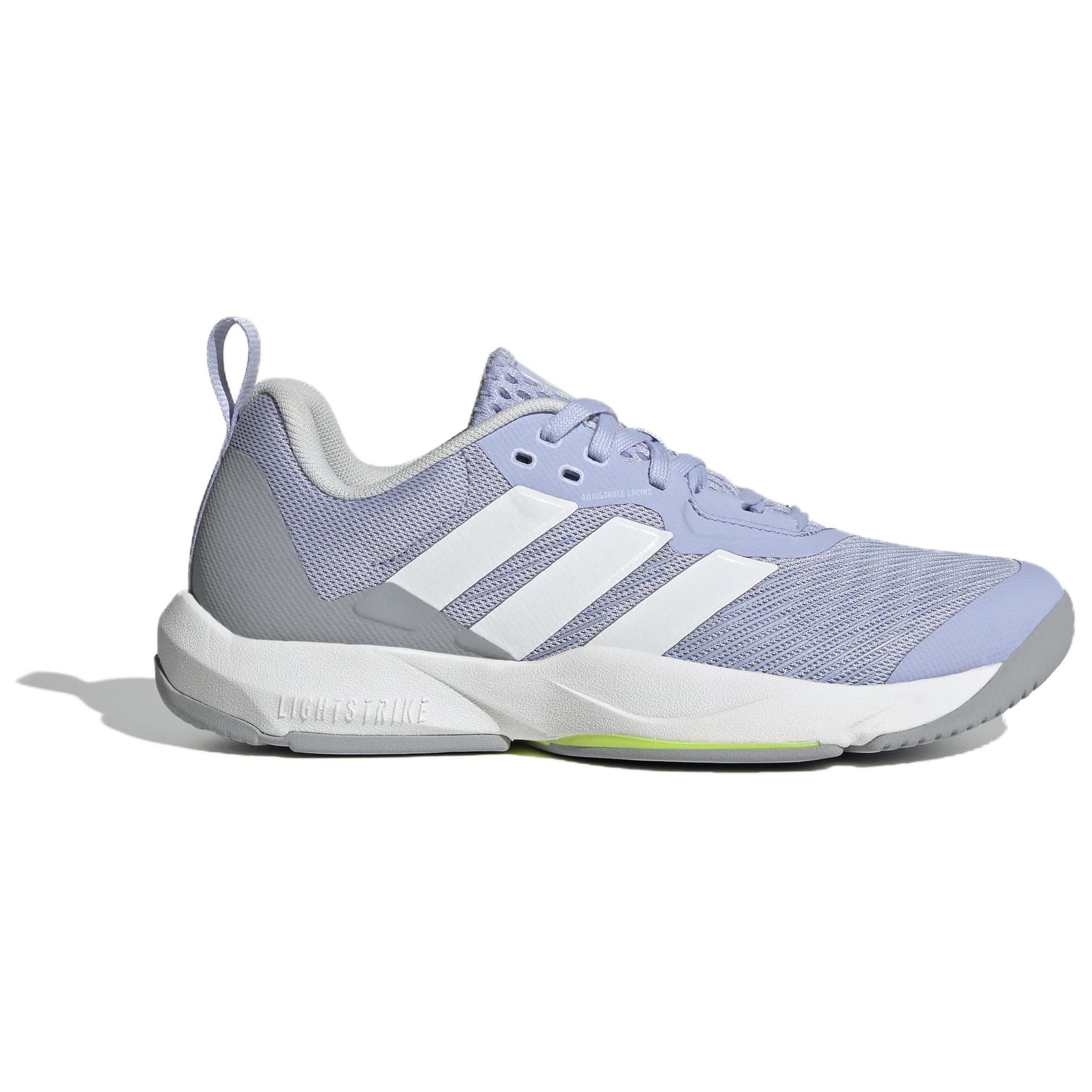 Кроссовки для спортзала Adidas Rapidmove 2 Амортизирующие противоскользящие низкие кроссовки для тренировок женские синие и белые - изображение 2