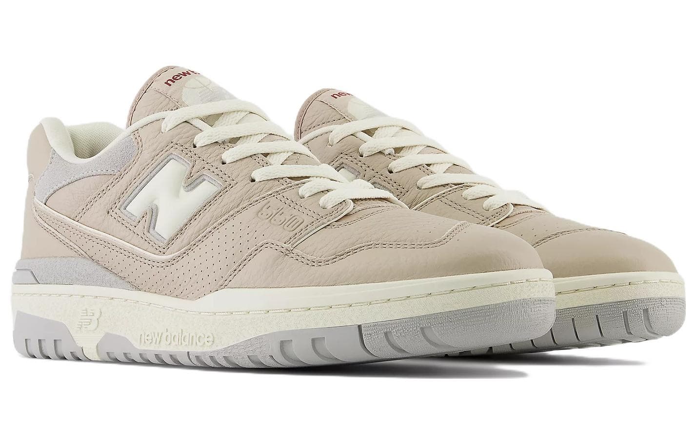 Ретро баскетбольные кроссовки New Balance 550 Beige Brown - изображение 2