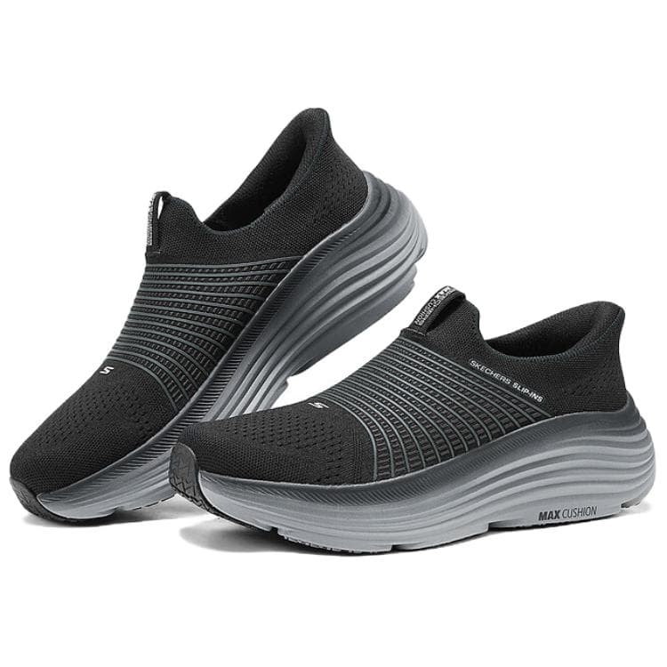 Кроссовки Skechers MEN'S GO Влагоотводящая Легкая Дышащая Противоскользящая Повседневная Обувь Мужская Черная Серый - изображение 3