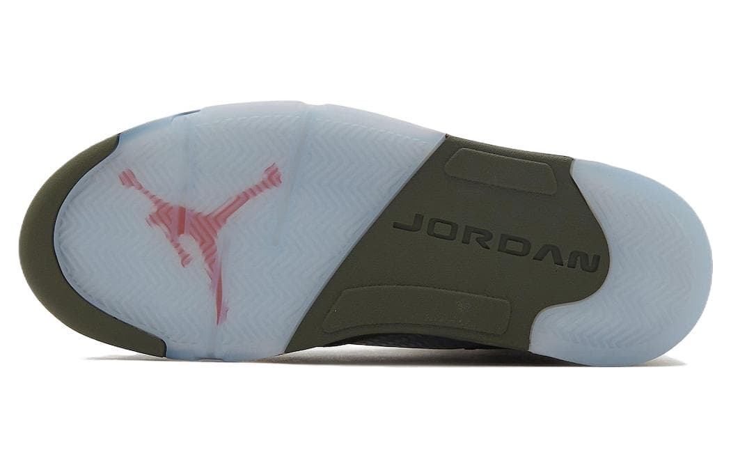 Ретро баскетбольные кроссовки Air Jordan 5 Retro "Olive" - изображение 6