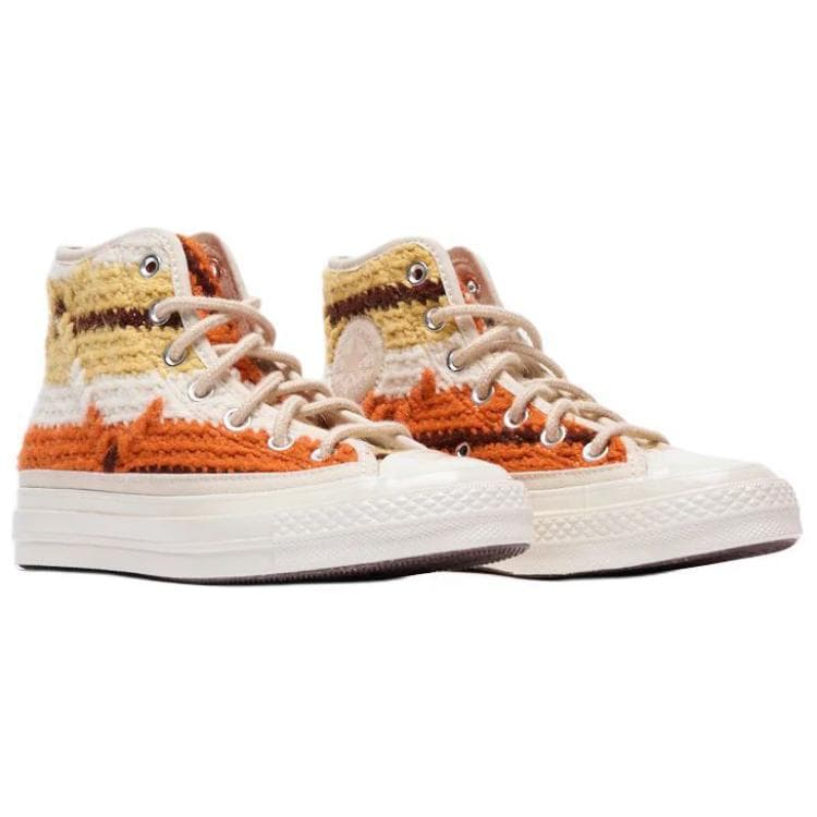 Кеды Converse Chuck 70 High Топ Кеды Женские Белый Желтый Оранжевый - изображение 3