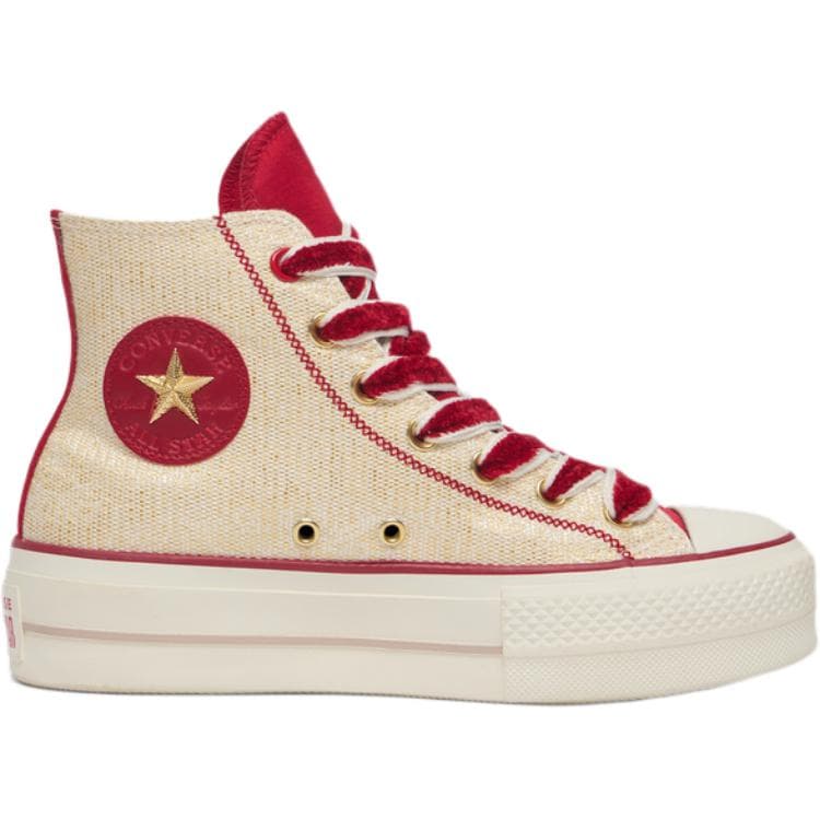 Кеды Converse All Star Lift удобные универсальные износостойкие легкие Хай-топы Кеды женские Ярко-красный - изображение 2